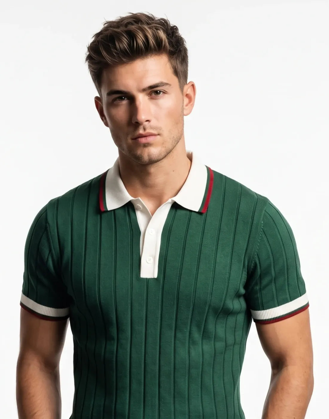 Evergreen Knitted Urban Polo T-shirt